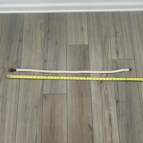 J Crew Women’s Cream Braided Belt - Size S/M - Picture 6 of 12